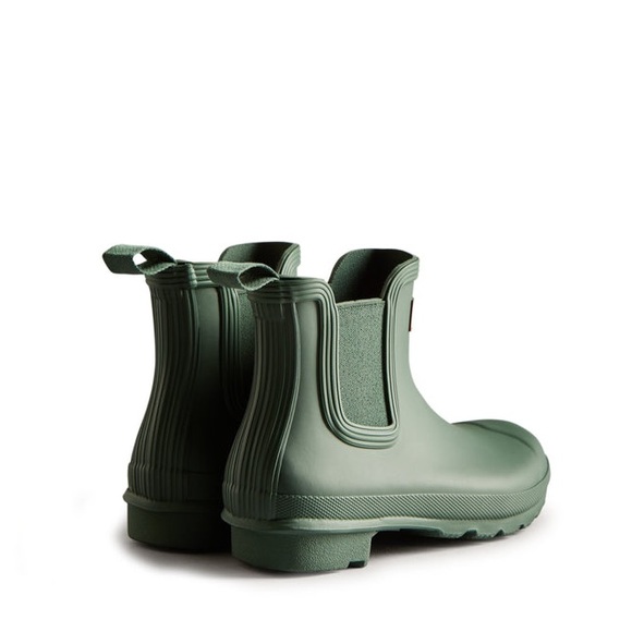NEW Hunter Women's Original Chelsea Boots, Green Size 11 New w/Tag - Picture 3 of 7